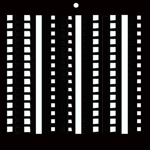 dots and stripes stencil  Memory maze  200 x 200 sm